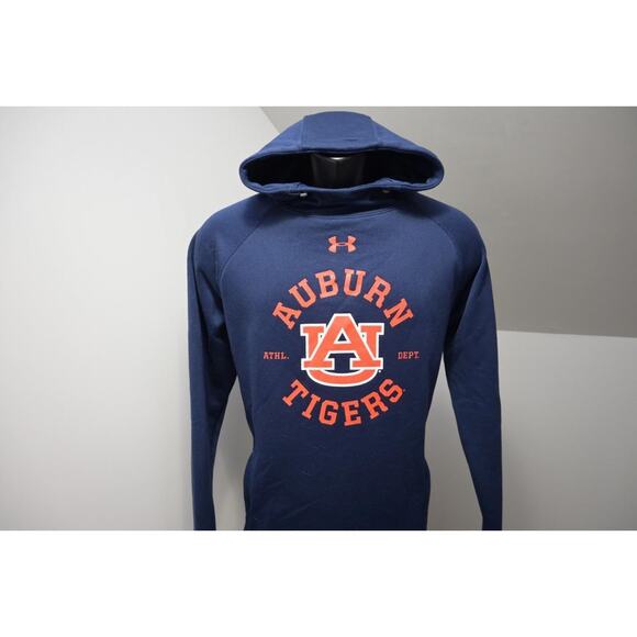 Under Armour Hoodie ColdGear Auburn Tigers Athletic Sweatshirt Mens Sz Medium - Picture 1 of 6